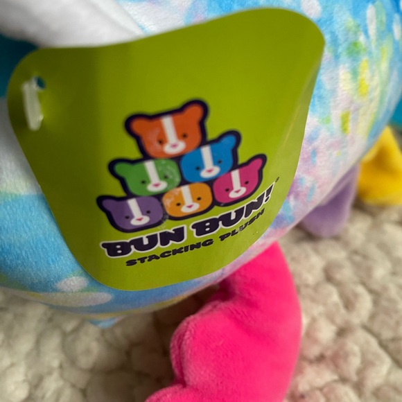 Good Stuff Bun Bun! Stacking Plush Bear Small Multicolor Washable 2023 - Picture 8 of 10
